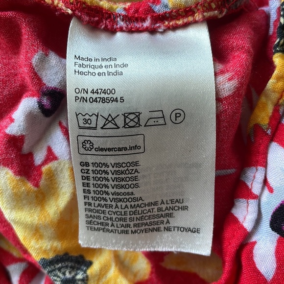 Red Floral Tank Top - Picture 6 of 6